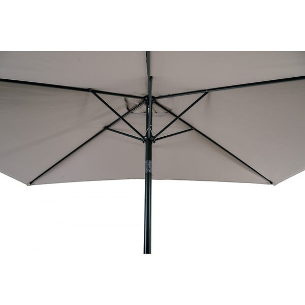 ESSENCIEL GREEN - Parasol 2x3m incl grege ø38mm/alu - large