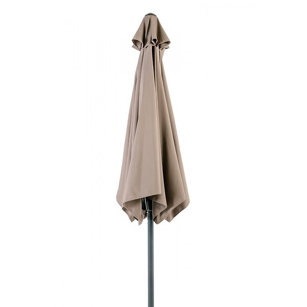 ESSENCIEL GREEN - Parasol 3m incl marron ø38mm / alu - large