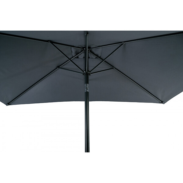 ESSENCIEL GREEN - Parasol 2x3m incl gris anth ø38mm/alu - large