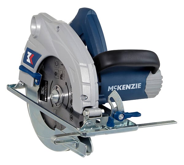 MC KENZIE - Scie circulaire - Bleu et gris - 1400W - large
