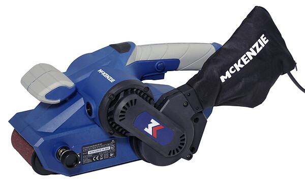 MC KENZIE - Ponceuse à bande - Bleu noir gris - 800W - large
