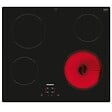 SIEMENS - Table De Cuisson Vitrocéramique 60cm 4 Feux 6600w Noir - ET61RBEB8E - vignette