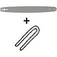 GT GARDEN - Guide 22 pouces (55 cm) avec chaîne 85 maillons pour tronçonneuse - vignette