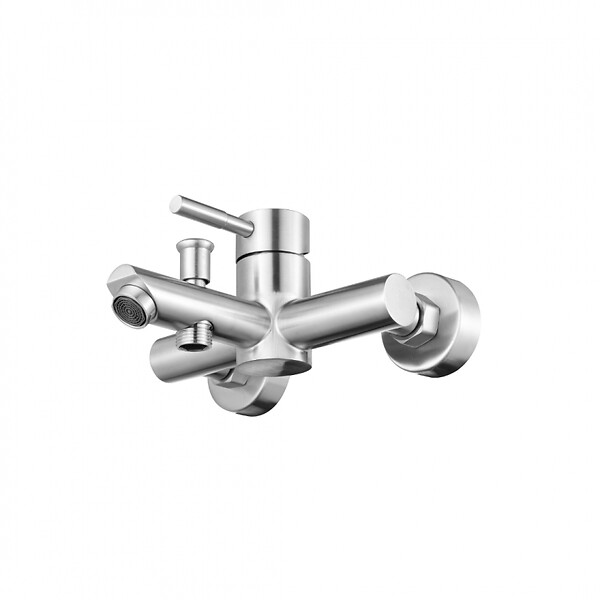 PLANETE BAIN - Mitigeur baignoire douche en inox brossé Kolibri - large
