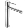 PLANETE BAIN - Mitigeur lavabo haut inox brossé avec bonde H 29 cm - Kardif - vignette