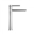 PLANETE BAIN - Mitigeur lavabo haut inox brossé avec bonde H 29 cm - Kardif - vignette