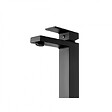 PLANETE BAIN - Mitigeur lavabo haut noir mat avec bonde H 31 cm - Kabic - vignette