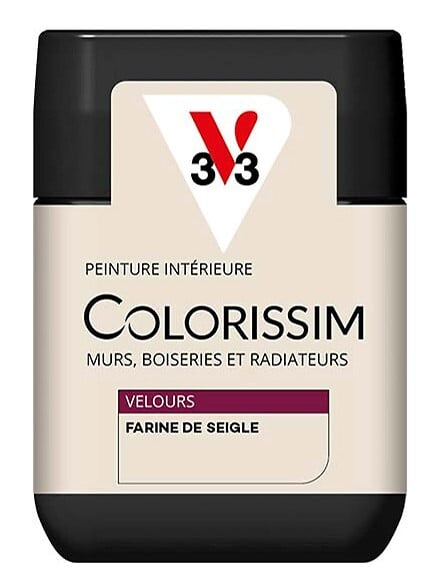 V33 PEINTURE - Peinture velours Colorissim Farine de seigle 75ml - large