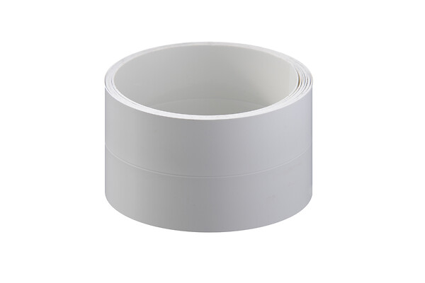 SPTD - Profil en L PVC adhésif blanc - 2,5x2,5cmx2,6m - large