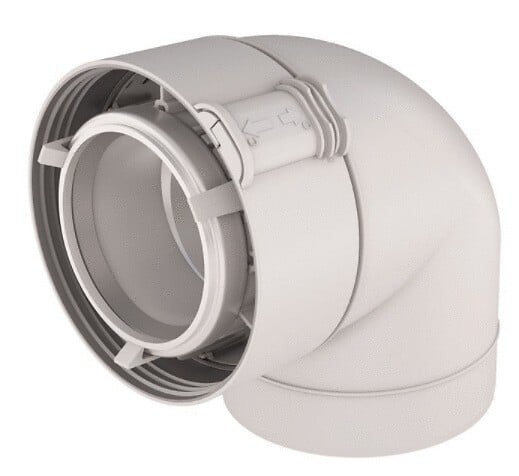 UBBINK - Coude 45° Rolux condensation 80/125 PPTL/PVC - UBBINK - 229500 - large