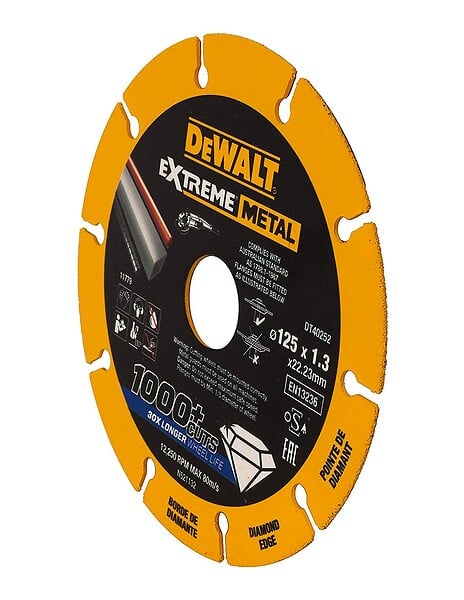 DEWALT - Disque à tronçonner DEWALT EXTREME METAL - large