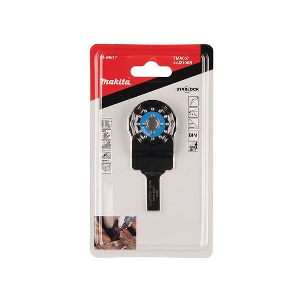 MAKITA - Lame Plongeante MAKITA B-64917 BIM pour Métal/Plâtre 10x30mm - large