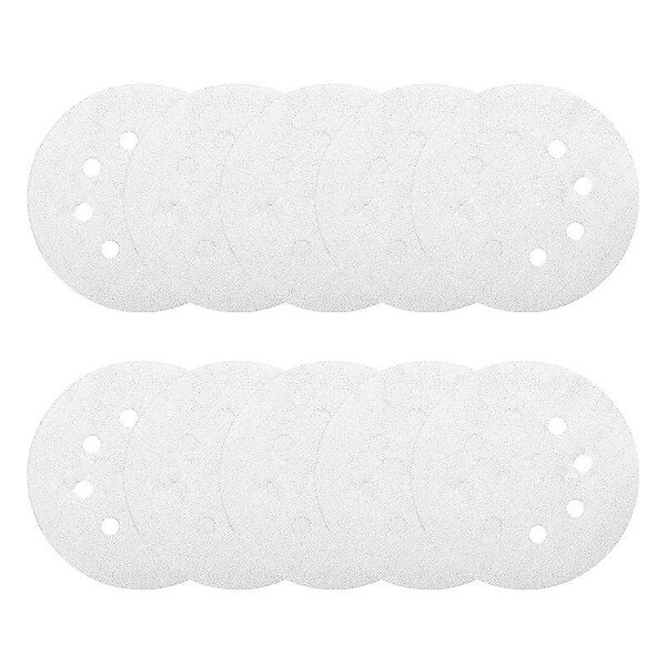 MAKITA - 10 Disques abrasifs MAKITA Ø 125 mm White Auto-agrippant avec 8 trous - large