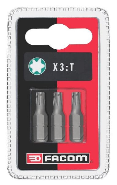 FACOM - FACOM - EX1 - Jeux de 3 embouts standards série 1 Torx - EX130.J3 - large