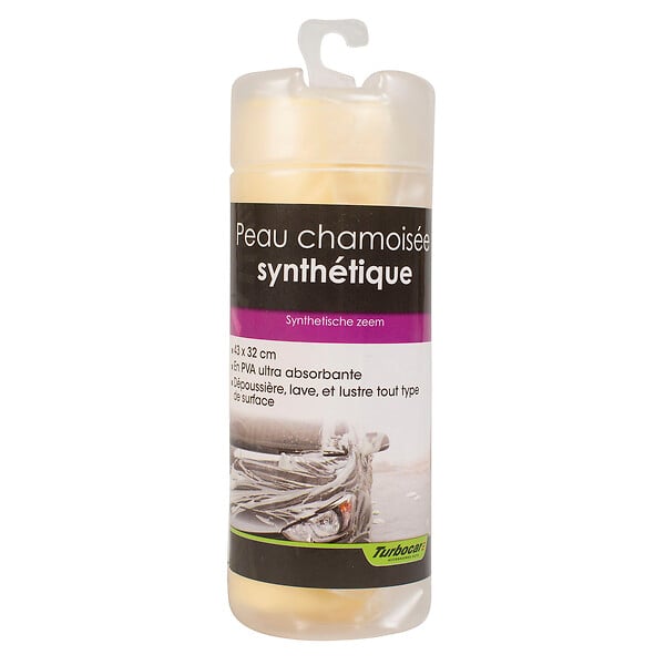 TURBOCAR - Peau chamoisee synthetique pva - large