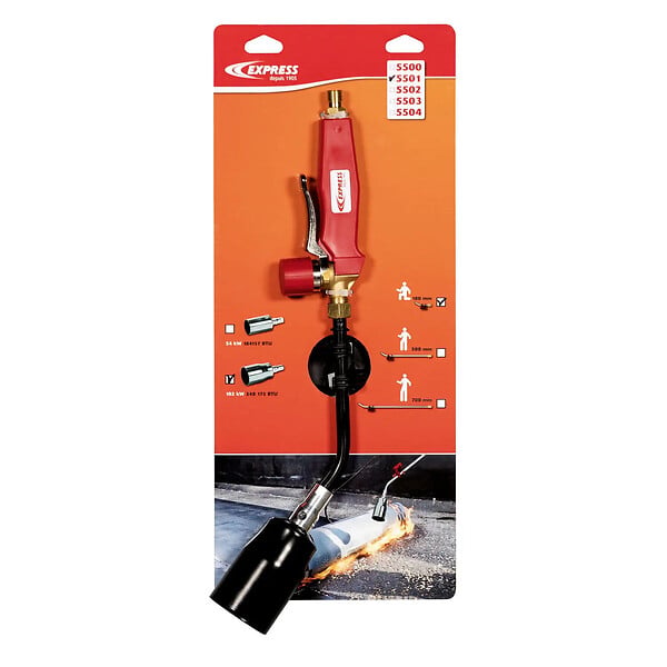 GUILBERT EXPRESS - Chalumeau étancheur acier godet 60 mm 100 kW Col 180 mm Guilbert Express - large