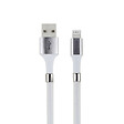 METRONIC - Câble aimanté USB-A vers Lightning - Blanc - 2 m - vignette