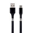 METRONIC - Câble USB-C vers USB-A aimanté 2 m - Noir - vignette