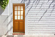 GD MENUISERIES - Porte d'entrée Bois vitrée, Alena, H,215xl,80  p,gauche Côtes Tableau GD MENUISERIES - vignette