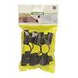 NATURE - Lot de 6 doubles clips fixation film - Diam.11mm - vignette