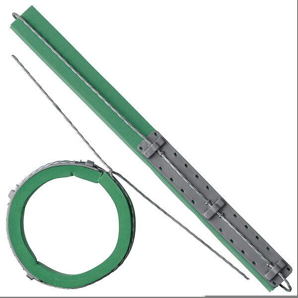 NATURE - Collier de tuteurage mousse - 30cm - Lot de 2 - large