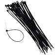 NATURE - Lot de 25 colliers de tuteurage nylon - 20cm - Noir - vignette