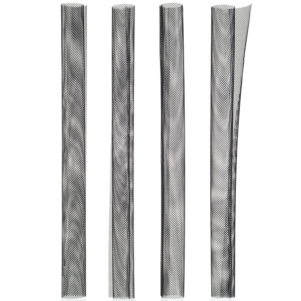NATURE - Lot 4 manchons protection arbres anti-rongeurs noir 55cm - large