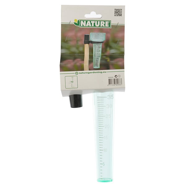 NATURE - Pluviomètre support non compris  35mm  H24,5 x  diam8 cm - large