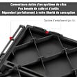 OUTSUNNY - Caillebotis - dalles terrasse - lot de  9 - emboîtables, installation très simple - petits carreaux composite plastique imitation bois noir - vignette