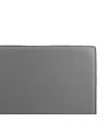 ATMOSPHERA - 2 en 1 Pouf pliant double et coffre de rangement Vinyle Gris 76.6 x H 37.5 cm - vignette