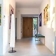 LUMISKY - Lampadaire lumineux design fin filaire pour extérieur éclairage puissant LED blanc BAY H160cm - vignette