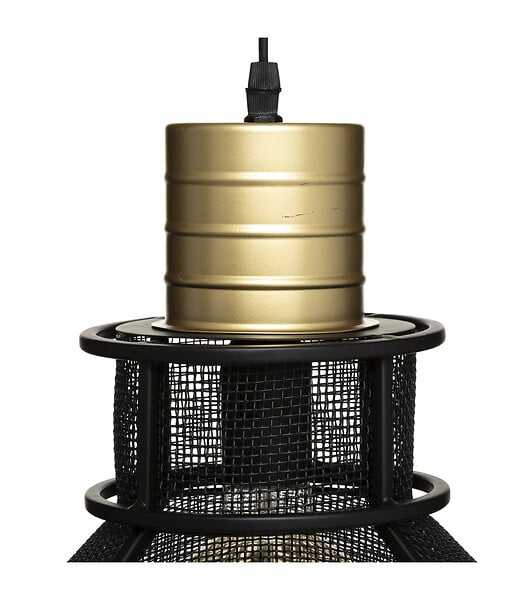 ATMOSPHERA - Luminaire Suspension en Métal Noir D 32 cm - large