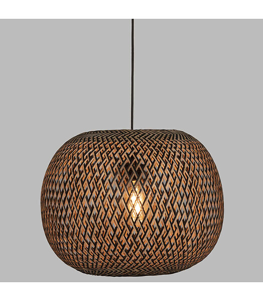 ATMOSPHERA - Luminaire Suspension en Bambou D 45 cm - large