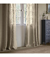 ATMOSPHERA - Voilage à œillets Beige Lin aspect satiné 140 x 240 cm - vignette