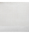 ATMOSPHERA - Voilage à œillets Blanc effet lin avec motifs ajourés 140 x 240 cm - vignette