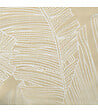ATMOSPHERA - Voilage à œillets Beige Lin motif Feuille 140 x 240 cm - vignette