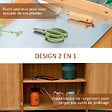 OUTSUNNY - Armoire de jardin sur pied table de rempotage 2 en 1 - double porte, étagère, plateau tôle acier galvanisé - bois de cèdre pré-huilé - vignette