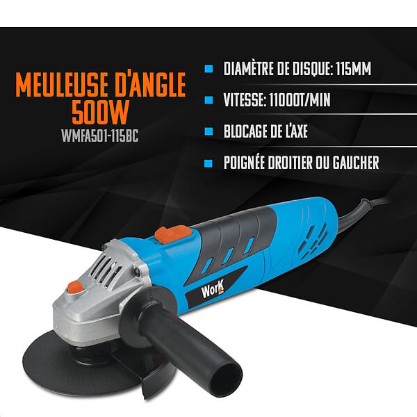 WORK MEN - Meuleuse d angle 115mm - Workmen - large