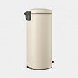 BRABANTIA - NewIcon Poubelle à Pédale, 30L - Soft Beige - vignette