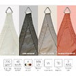 COTE STORE - Voile d'ombrage 3 x 3 m imperméable 220g/m² Haute densité - Tissu déperlant - Taupe cendré - vignette