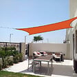 COTE STORE - Voile d'ombrage 4 x 4 m imperméable 220g/m² Haute densité - Tissu déperlant - Terracotta épicé - vignette