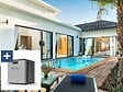 HABITAT ET JARDIN - Piscine bois rectangle " Aruba "- 5.00 x 3.00 x 1.24 m + Mini pompe à chaleur 3.5kW - Métal - Gris - vignette