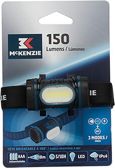 MC KENZIE - Lampe frontale LED - 150Lm - large