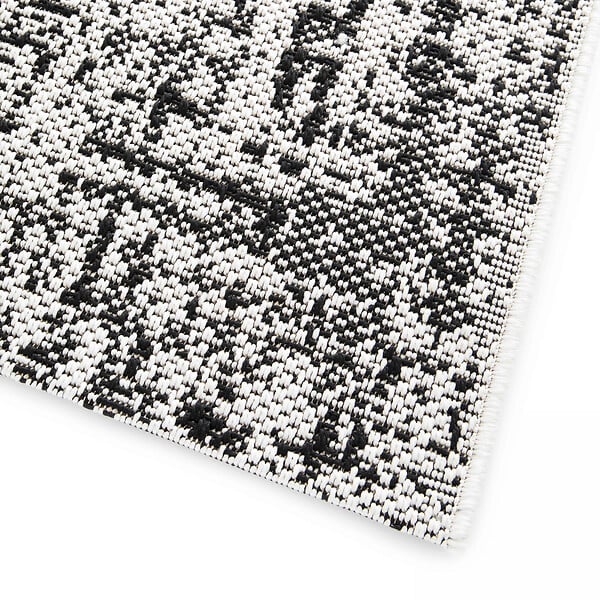 OVIALA - Tapis d'extérieur en polypropylène 120 x 170 cm blanc - Hella - large