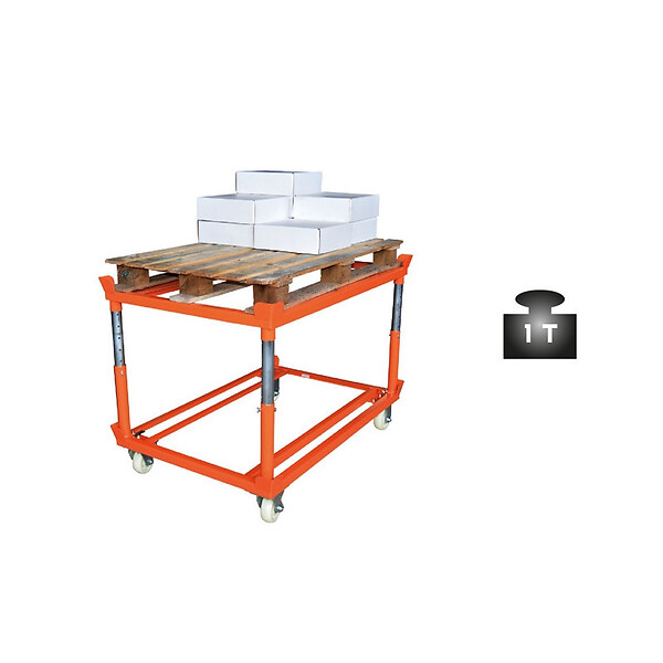 STOCKMAN - Rouleur de palette TP1208NH 1000kg hauteur réglable 6 positions Stockman - large