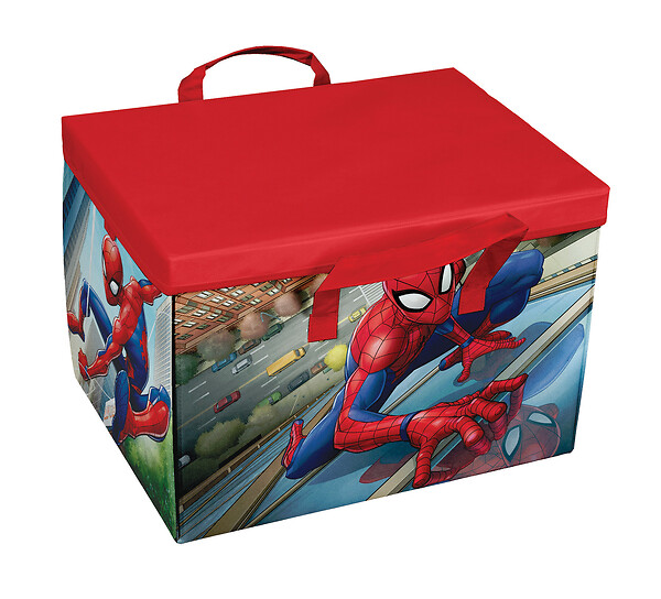 AFGFRANCE - Tapis de jeux- boite de rangement spiderman - large