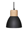 ATMOSPHERA - Luminaire Suspension 3 Lampes en métal Noir H 100 cm - vignette