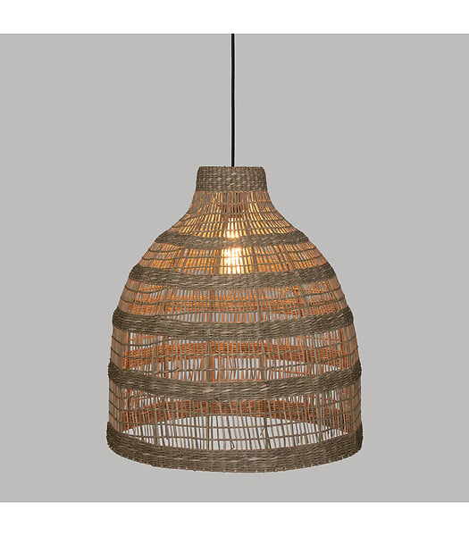 ATMOSPHERA - Luminaire Suspension en Rotin et Osier D 45 cm - large