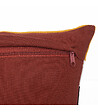 ATMOSPHERA - Coussin décoratif déhoussable en coton motifs brodés Multicolore 30 x 50 cm - vignette