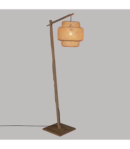 ATMOSPHERA - Lampadaire en Bambou naturel H 173 cm - large
